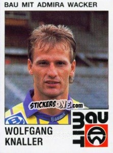Cromo Wolfgang Knaller - Österreichische Fußball-Bundesliga 1991-1992 - Panini