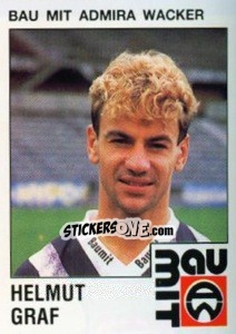 Cromo Helmut Graf - Österreichische Fußball-Bundesliga 1991-1992 - Panini