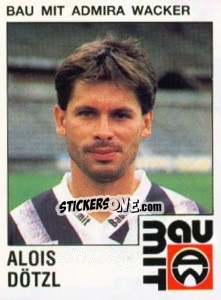 Sticker Alois Dötzl - Österreichische Fußball-Bundesliga 1991-1992 - Panini