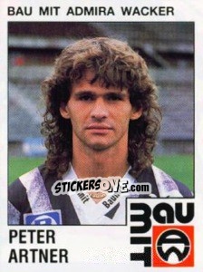 Cromo Peter Artner - Österreichische Fußball-Bundesliga 1991-1992 n. 46 - Panini