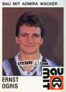 Sticker Ernst Ogris - Österreichische Fußball-Bundesliga 1991-1992 - Panini