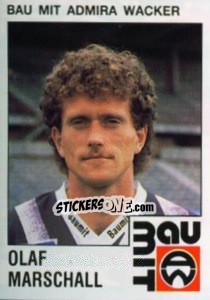Sticker Olaf Marschall - Österreichische Fußball-Bundesliga 1991-1992 n. 54 - Panini