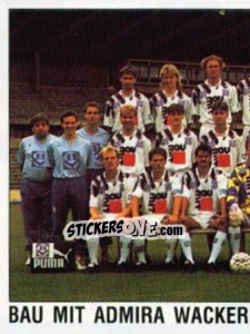 Sticker Team Photo - Österreichische Fußball-Bundesliga 1991-1992 - Panini