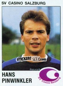 Sticker Hans Pinwinkler - Österreichische Fußball-Bundesliga 1991-1992 - Panini