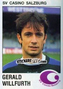 Figurina Gerald Willfurth - Österreichische Fußball-Bundesliga 1991-1992 n. 65 - Panini