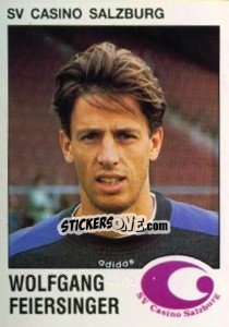 Sticker Wolfgang Feiersinger - Österreichische Fußball-Bundesliga 1991-1992 - Panini