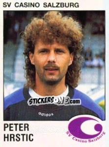 Cromo Peter Hrstic - Österreichische Fußball-Bundesliga 1991-1992 - Panini