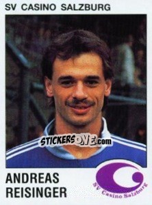Sticker Andreas Reisinger - Österreichische Fußball-Bundesliga 1991-1992 - Panini