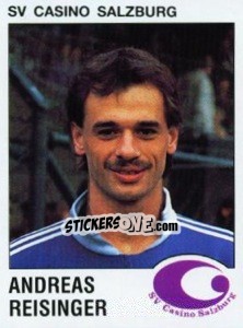 Figurina Andreas Reisinger - Österreichische Fußball-Bundesliga 1991-1992 n. 68 - Panini