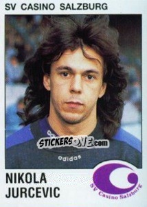 Sticker Nikola Jurcevic - Österreichische Fußball-Bundesliga 1991-1992 - Panini