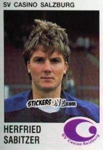 Sticker Herfried Sabitzer - Österreichische Fußball-Bundesliga 1991-1992 - Panini