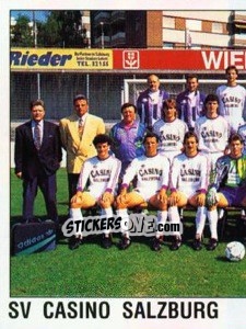 Cromo Team Photo - Österreichische Fußball-Bundesliga 1991-1992 - Panini