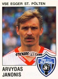 Figurina Arvydas Janonis - Österreichische Fußball-Bundesliga 1991-1992 n. 78 - Panini
