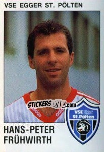 Figurina Hans-Peter Frühwirth - Österreichische Fußball-Bundesliga 1991-1992 n. 79 - Panini