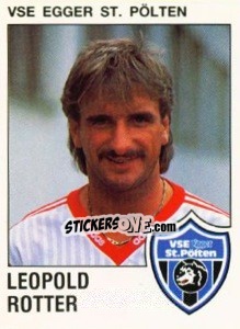 Sticker Leopold Rotter - Österreichische Fußball-Bundesliga 1991-1992 - Panini