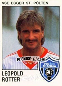 Figurina Leopold Rotter - Österreichische Fußball-Bundesliga 1991-1992 n. 81 - Panini