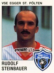 Sticker Rudolf Steinbauer - Österreichische Fußball-Bundesliga 1991-1992 - Panini