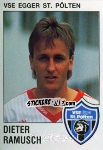 Sticker Dieter Ramusch - Österreichische Fußball-Bundesliga 1991-1992 n. 87 - Panini