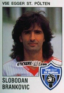 Sticker Slobodan Brankovic - Österreichische Fußball-Bundesliga 1991-1992 - Panini