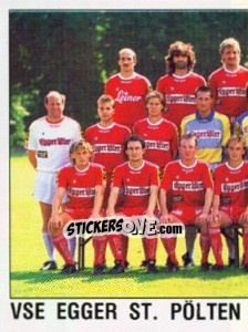 Cromo Team Photo - Österreichische Fußball-Bundesliga 1991-1992 - Panini