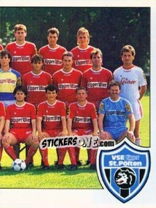 Sticker Team Photo - Österreichische Fußball-Bundesliga 1991-1992 - Panini