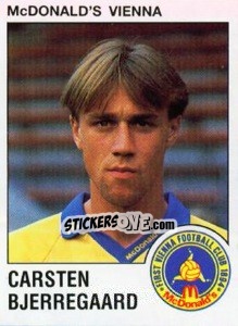 Sticker Carsten Bjerregaard - Österreichische Fußball-Bundesliga 1991-1992 - Panini