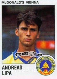 Sticker Andreas Lipa - Österreichische Fußball-Bundesliga 1991-1992 n. 100 - Panini