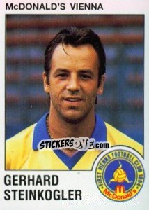 Sticker Gerhard Steinkogler - Österreichische Fußball-Bundesliga 1991-1992 - Panini