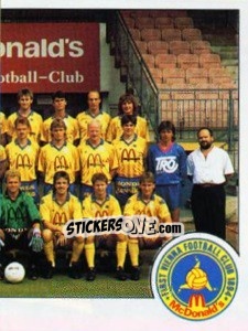 Sticker Team Photo - Österreichische Fußball-Bundesliga 1991-1992 - Panini