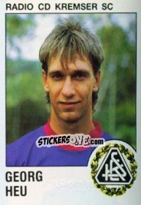 Sticker Georg Heu - Österreichische Fußball-Bundesliga 1991-1992 - Panini