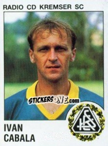 Figurina Ivan Cabala - Österreichische Fußball-Bundesliga 1991-1992 - Panini