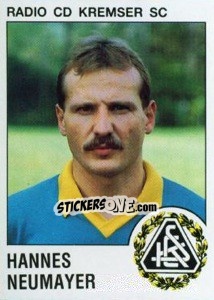 Cromo Hannes Neumayer - Österreichische Fußball-Bundesliga 1991-1992 n. 116 - Panini