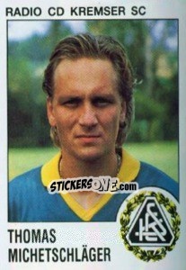 Cromo Thomas Michetschläger - Österreichische Fußball-Bundesliga 1991-1992 n. 119 - Panini