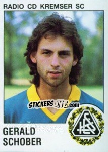 Sticker Gerald Schober - Österreichische Fußball-Bundesliga 1991-1992 - Panini