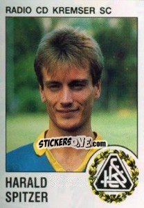 Sticker Harald Spitzer - Österreichische Fußball-Bundesliga 1991-1992 - Panini