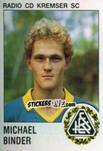 Sticker Michael Binder - Österreichische Fußball-Bundesliga 1991-1992 - Panini