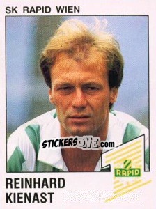 Sticker Reinhard Kienast - Österreichische Fußball-Bundesliga 1991-1992 - Panini