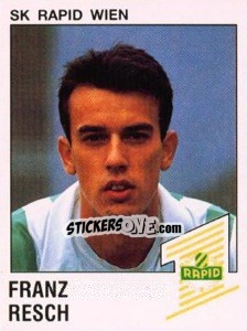 Cromo Franz Resch - Österreichische Fußball-Bundesliga 1991-1992 - Panini