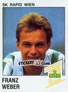 Sticker Franz Weber - Österreichische Fußball-Bundesliga 1991-1992 - Panini
