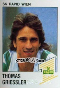 Sticker Thomas Grießler - Österreichische Fußball-Bundesliga 1991-1992 - Panini
