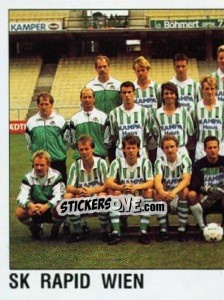 Sticker Team Photo - Österreichische Fußball-Bundesliga 1991-1992 - Panini