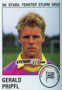 Sticker Gerald Pripfl - Österreichische Fußball-Bundesliga 1991-1992 - Panini