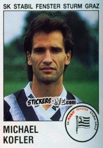 Cromo Michael Kofler - Österreichische Fußball-Bundesliga 1991-1992 - Panini