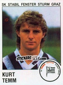 Sticker Kurt Temm - Österreichische Fußball-Bundesliga 1991-1992 - Panini