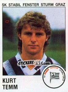 Figurina Kurt Temm - Österreichische Fußball-Bundesliga 1991-1992 n. 153 - Panini