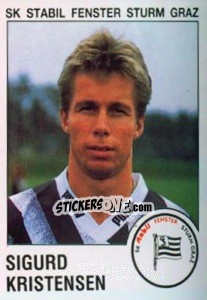 Sticker Sigurd Kristensen - Österreichische Fußball-Bundesliga 1991-1992 - Panini