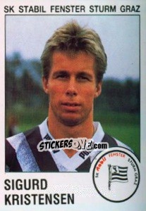 Figurina Sigurd Kristensen - Österreichische Fußball-Bundesliga 1991-1992 n. 154 - Panini