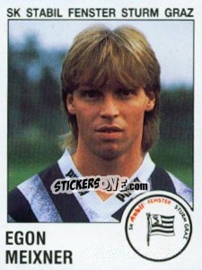 Cromo Egon Meixner - Österreichische Fußball-Bundesliga 1991-1992 - Panini