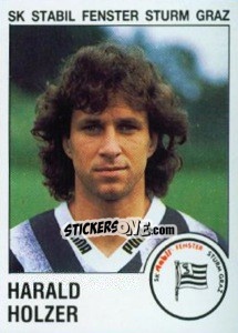 Cromo Harald Holzer - Österreichische Fußball-Bundesliga 1991-1992 - Panini