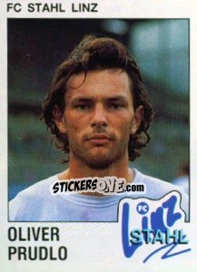 Cromo Oliver Prudlo - Österreichische Fußball-Bundesliga 1991-1992 - Panini